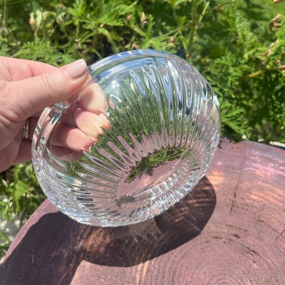 Vintage Nachtmann Large Germany Clear Crystal Ashtray - Picture 10 of 13